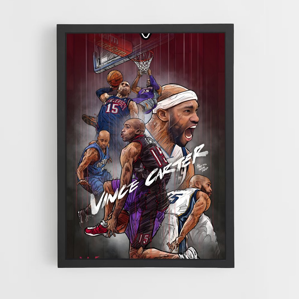 Poster Vince Carter: Le Vol Magnifique – affiche Basketball (vue 2)